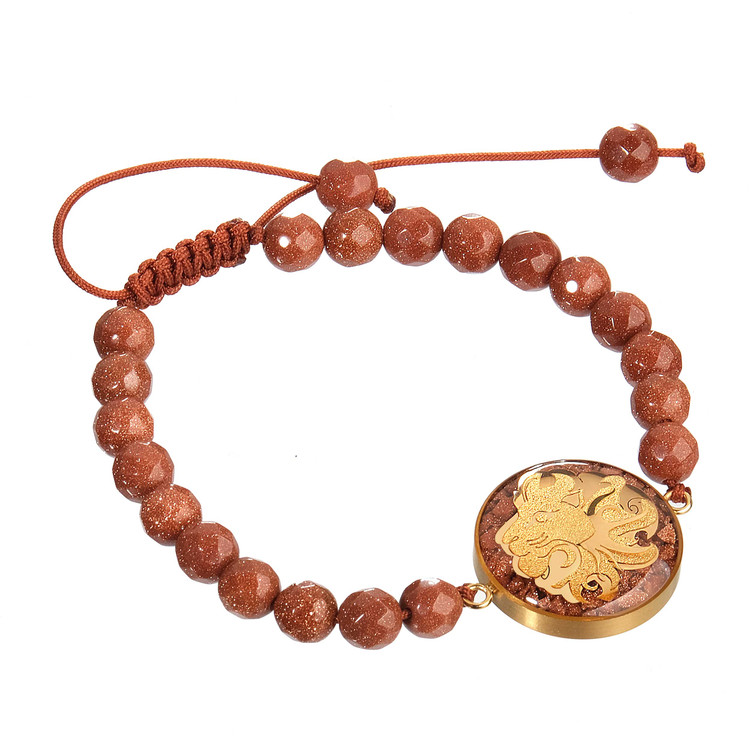 دستبند ورق طلا ماه مرداد