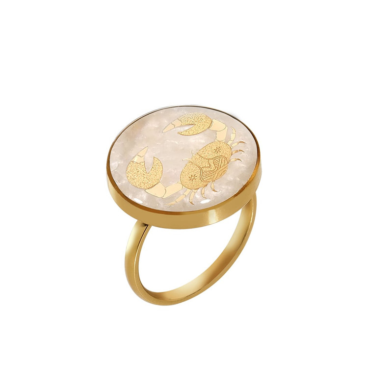 انگشتر ورق طلا تیر