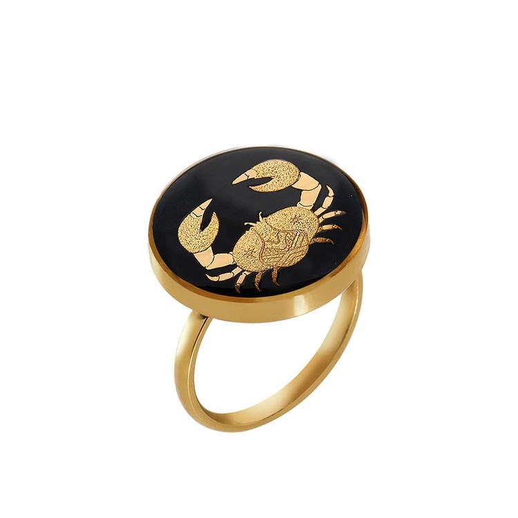 انگشتر ورق طلا تیر