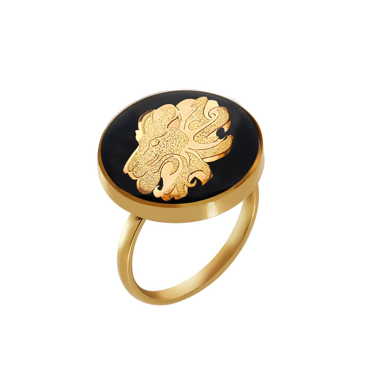 انگشتر ورق طلا مرداد