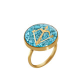 انگشتر ورق طلا آذر