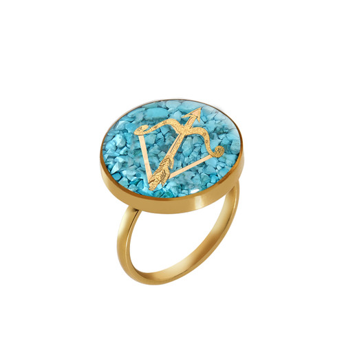 انگشتر ورق طلا آذر