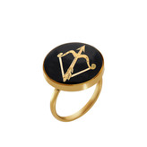 انگشتر ورق طلا آذر