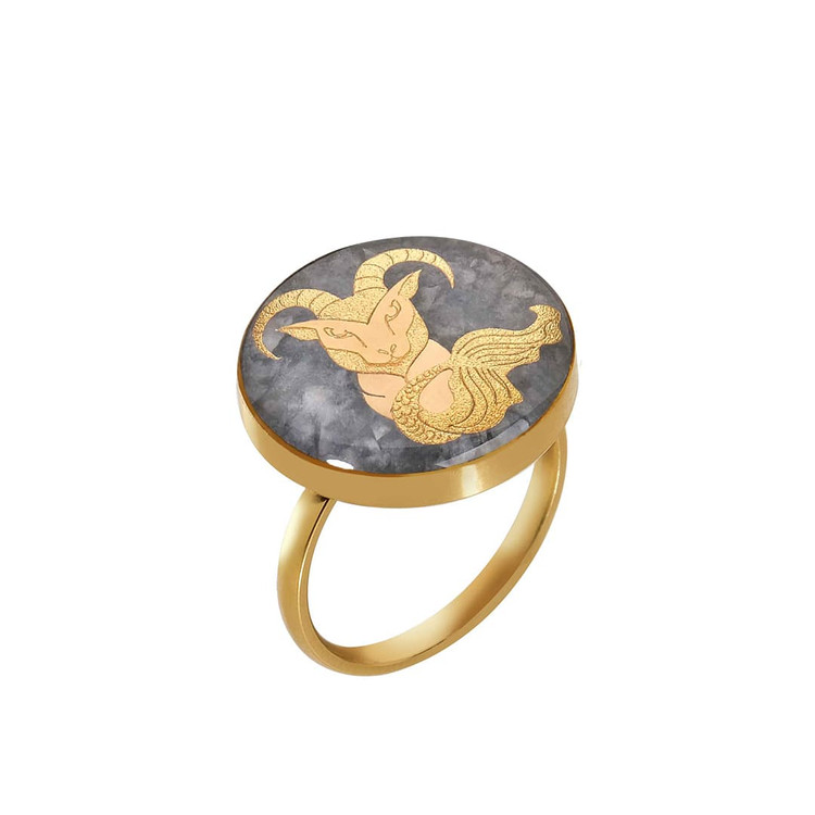 انگشتر ورق طلا دی