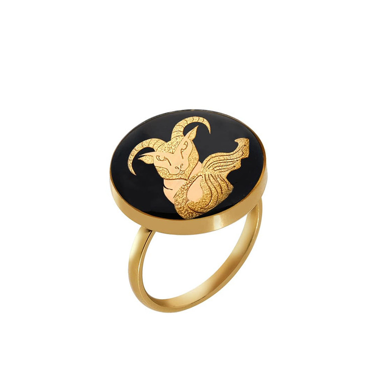 انگشتر ورق طلا دی