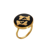 انگشتر ورق طلا اسفند