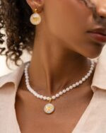 گردنبند ورق طلا پروانه