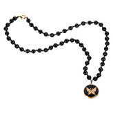 گردنبند ورق طلا پروانه