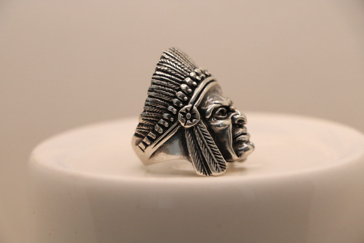 انگشتر نقره مردانه آپاچی