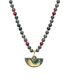 گردنبند ورق طلا طاووس