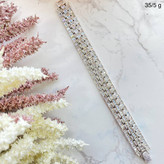 دستبند نقره زنانه نگین باگت