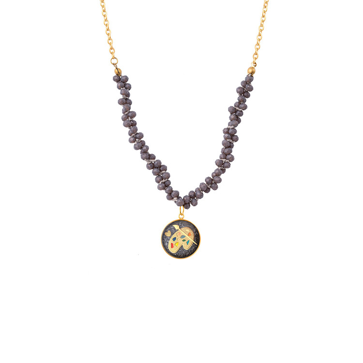 گردنبند ورق طلا پالت