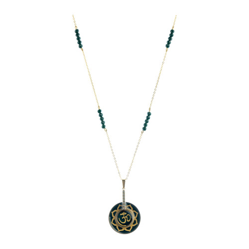 گردنبند ورق طلا ام