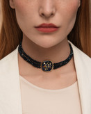 گردنبند ورق طلا زنانه مرغ گلستان