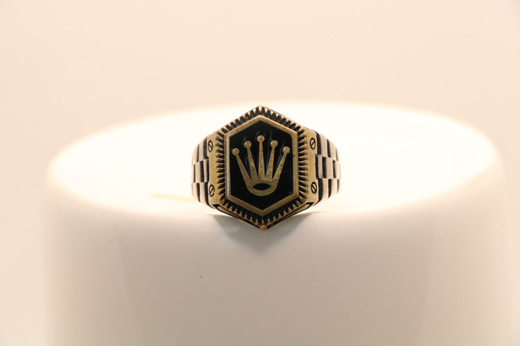 انگشتر نقره مردانه رولکس