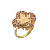 انگشتر ورق طلا ونکلیف پاییز