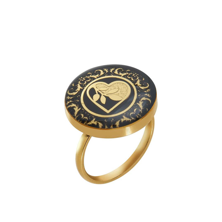 انگشتر ورق طلا دلیار