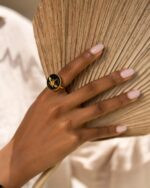 انگشتر ورق طلا فروهر گرد