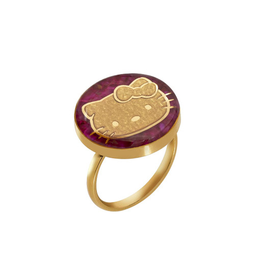 انگشتر ورق طلا کیتی