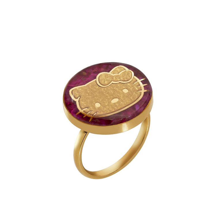 انگشتر ورق طلا کیتی