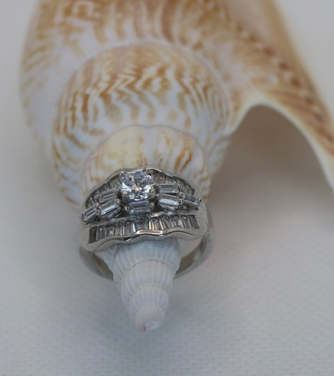 انگشتر نقره زنانه سولیتر