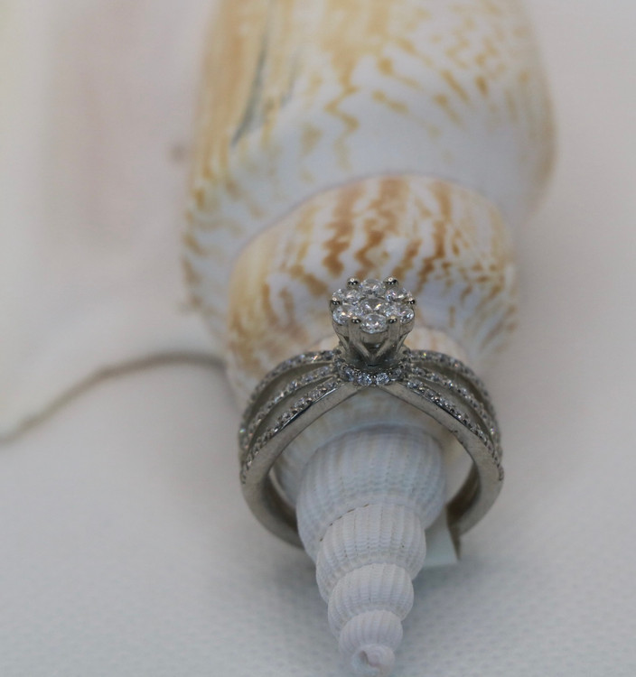 انگشتر نقره زنانه سولیتر