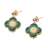 گوشواره ورق طلا ونکلیف تابستان