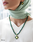 گوشواره ورق طلا ونکلیف تابستان