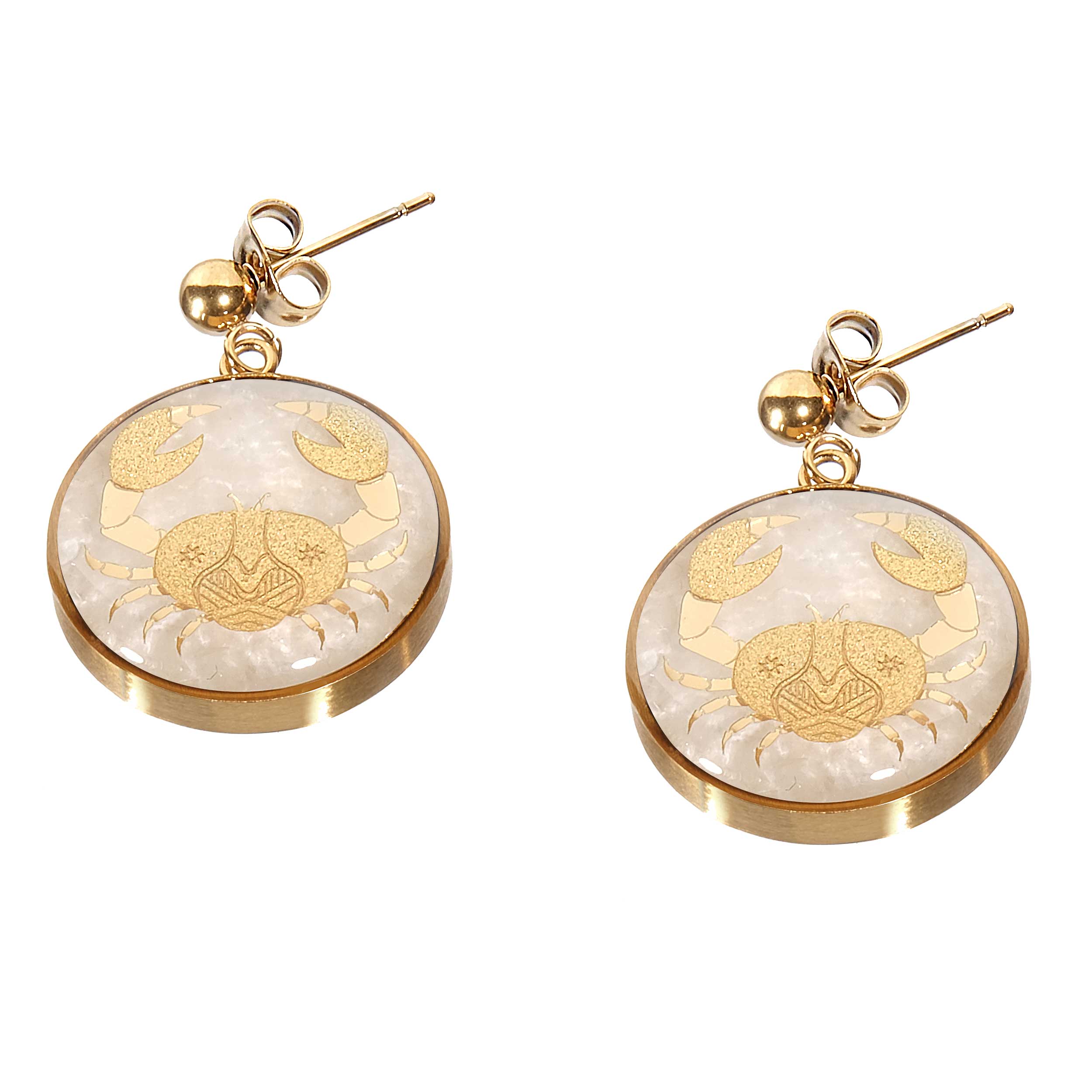 گوشواره ورق طلا تیر