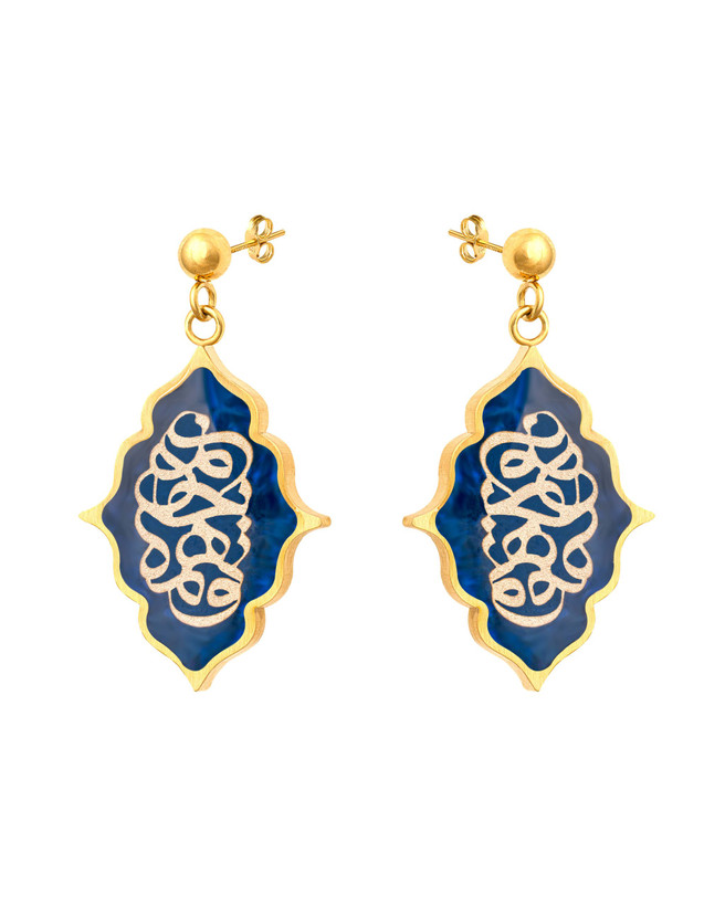 گوشواره ورق طلا ترنج تو همه جان منی