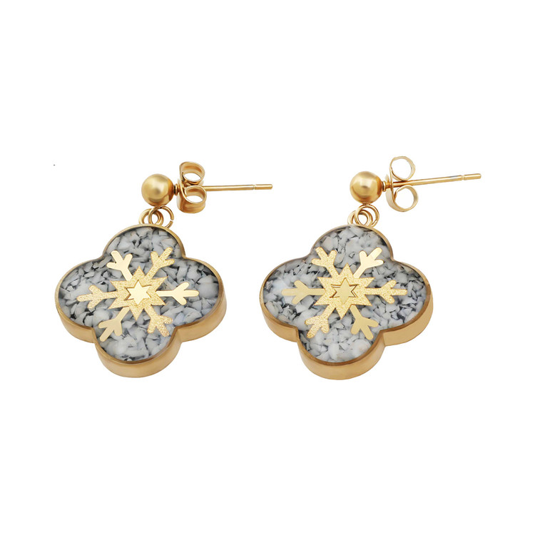 گوشواره سنگ هولیت زمستان