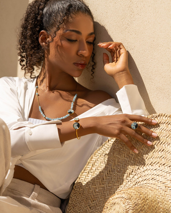 گوشواره ورق طلا شوکا