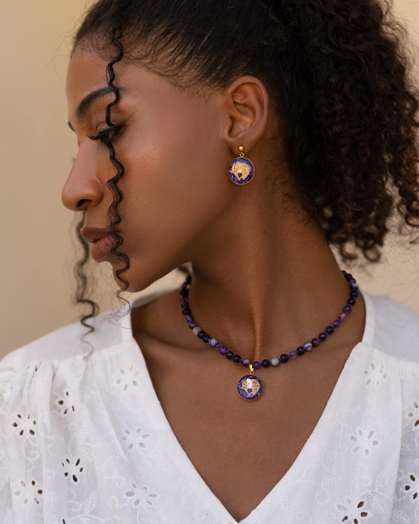 گوشواره ورق طلا فیل