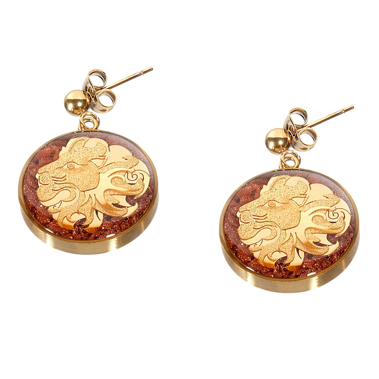 گوشواره ورق طلا مرداد