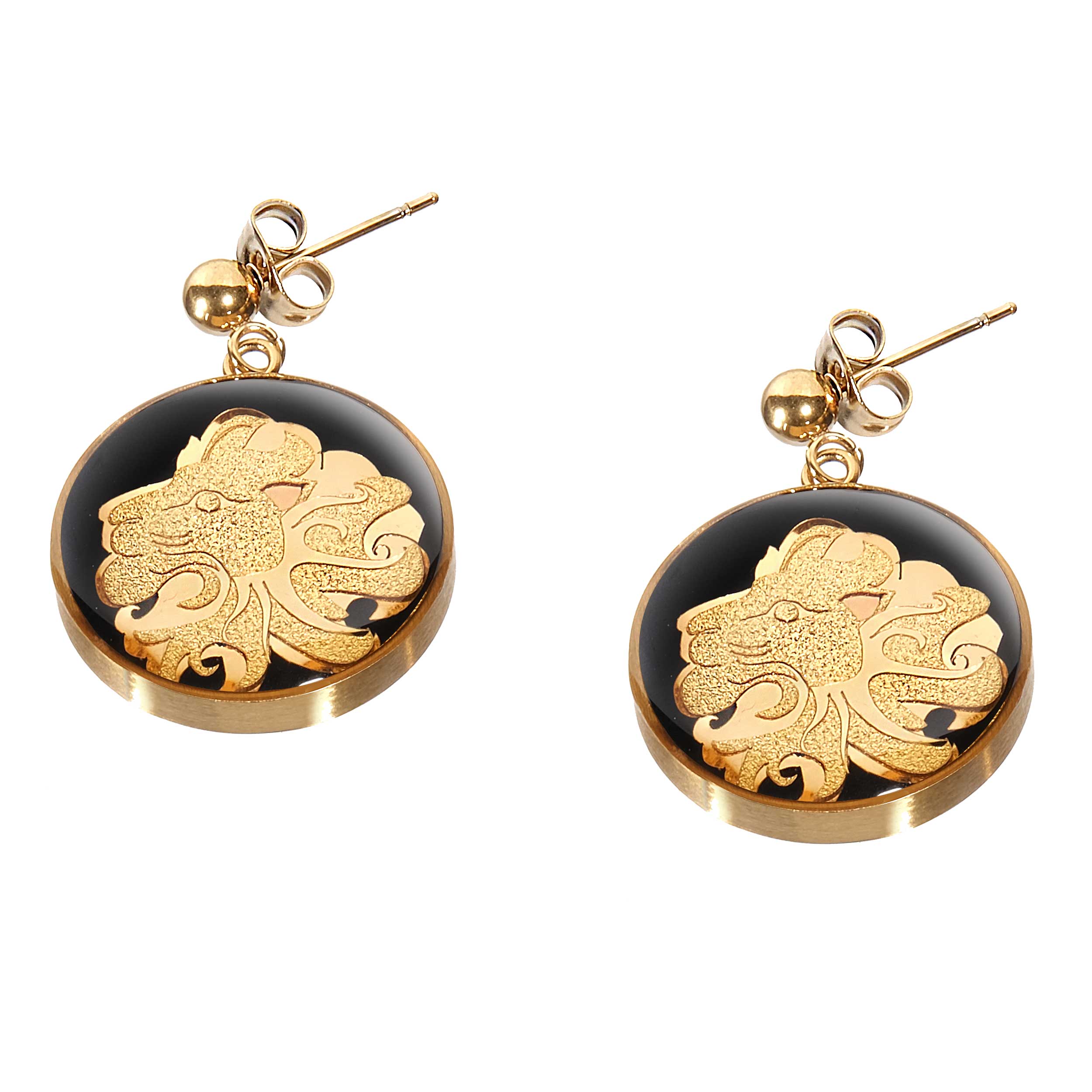 گوشواره ورق طلا مرداد