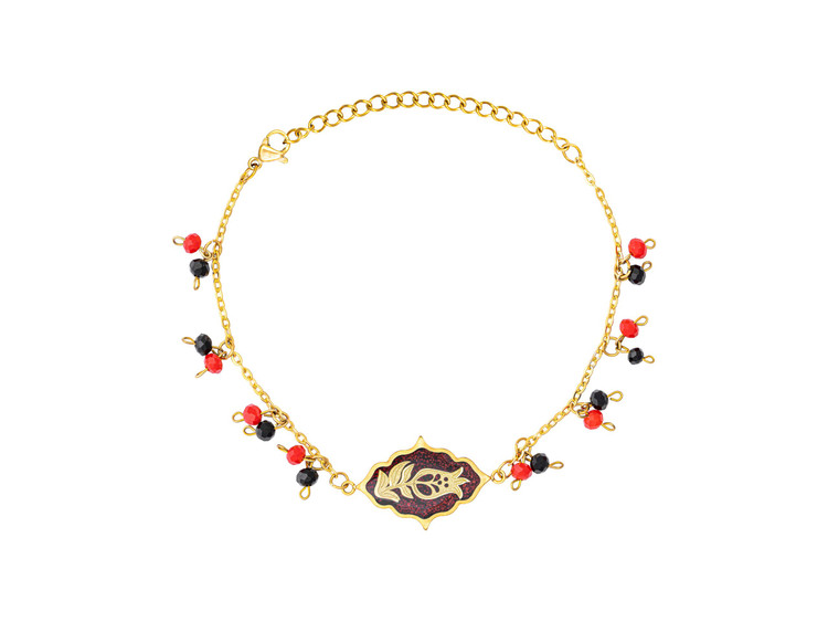 دستبند ورق طلا ترنج نارمیلا