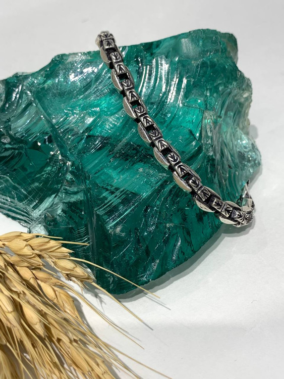 دستبند نقره مردانه کرال پفکی