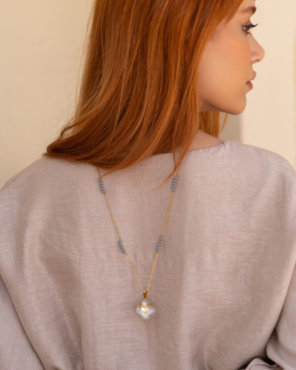 گردنبند ورق طلا ونکلیف فرشته