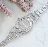 ساعت نقره زنانه صفحه بیضی ژورنالی