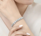 دستبند نقره زنانه جواهری