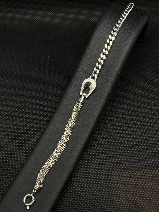 دستبند نقره زنانه نعل اسب