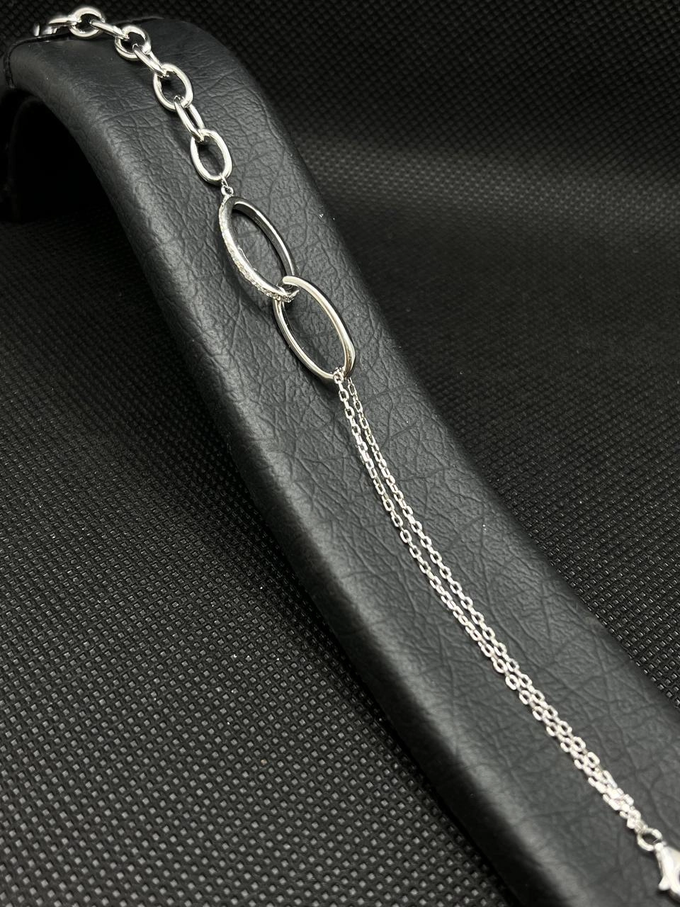 دستبند نقره زنانه حلقه ای