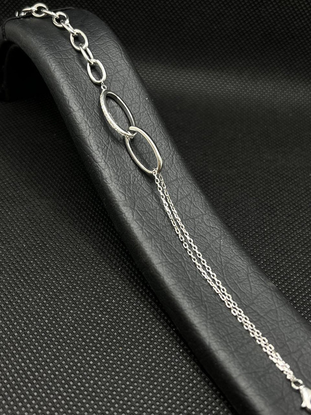 دستبند نقره زنانه حلقه ای