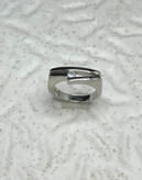 انگشتر نقره زنانه ظریف ساده