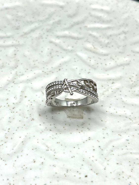 انگشتر نقره زنانه تیفانی