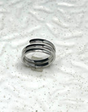 انگشتر نقره زنانه فنری