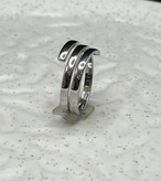 انگشتر نقره زنانه فنری