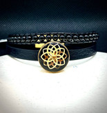 دستبند ورق طلا چرمی دریم کچر