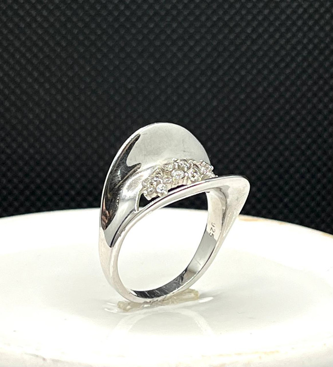 انگشتر مجلسی نقره زنانه