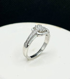 انگشتر نقره زنانه امرالدکات